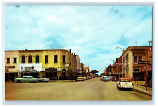 c1960s Looking West on the Main Street, San Saba Texas TX Postcard picture