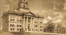 RPPC Photo of Corunna, Michigan, Shiawassee Co. Courthouse, Gorgeous picture