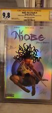 Niobe She Is Death 1 CGC SS 9.8 Leaping Arrow Stranger Comics Foil TRIPLE Signed picture