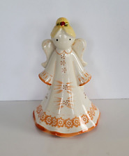 Temp-tations By Tara Old World Angel Bell Figurine in Spice Hand Painted Retired picture