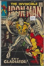 Iron Man #7 Marvel Comics 1968 Iron Man vs. Gladiator  picture