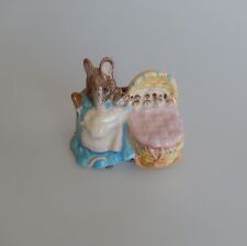 Beatrix Potter HUNCA MUNCA Mouse with Babies Figurine BP-3C Stamp picture