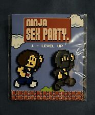 Ninja Sex Party - NSP Level Up Pixel Pin Set - Ninja Brian and Danny Sexbang picture