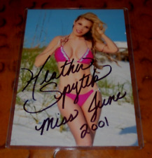 Heather Spytek Playboy Playmate of Month June 2001 signed autographed photo picture