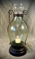 Vintage Metal Lantern Hurricane Candle Holder Lamp picture