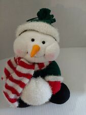 FREE Animated Xmas Green  Ganz Toe Tappin Swaying Snowman Jingle Bells Video NWT picture