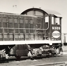 New York Central Railroad NYC #9309 S1 Locomotive Train Photo Utica NY 1967 picture