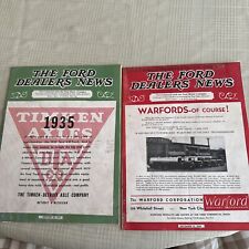 Two Antique The Ford Dealers News Magazines January 15,1935 And December 15,1934 picture
