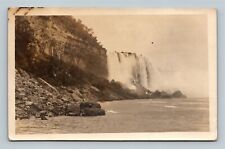 Niagara Falls NY American Falls RPPC Real Photo New York c1910 Vintage Postcard picture