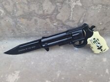Wyatt Earp Western Revolver Pistol Gun Assist Open Pocket Knife Folder Blade picture