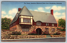 c1940s Linen Tea Room Audubon Memorial State Park Henderson Kentucky Postcard picture