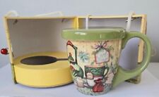 Tea Time Tea Cup Set With Lid And Steeper by Susan Winget, Lang Co. New w/Box picture