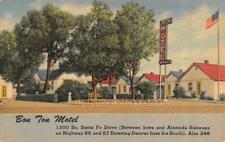 DENVER, CO Colorado  BON TON MOTEL~Viola Fagg  ROADSIDE  c1950's Linen Postcard picture