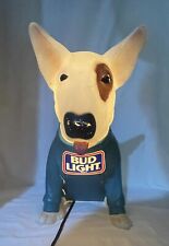 Rare 1986 Spuds Mackenzie Bud Light Beer Bar Lamp Dog Blow Mold Anheuser Busch picture