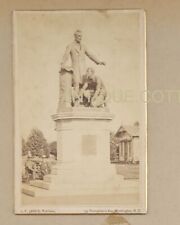 antique ABRAHAM LINCOLN EMANCIPATION cabinet PHOTO statue washington dc jarvis picture