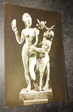 vtg RPPC Athens Venos & Satyr real photo postcard unposted picture