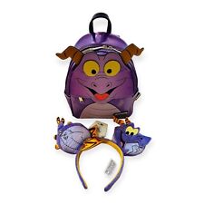 NEW Disney Parks Loungefly Figment Backpack & Figment Ears Headband picture