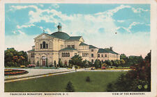 FRANCISCAN MONASTERY BUILDING & GROUNDS  POSTCARD WASHINGTON DC 1910s picture