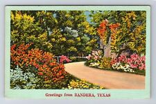 Bandera TX-Texas, Scenic Greetings, Antique Souvenir Vintage c1950 Postcard picture