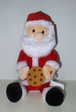 Gemmy Animated Christmas Singing Santa Eating Cookie Adorable See Video picture