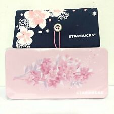 2Pcs Starbucks Sakura Foldable Bag Blue+Tin Box Sakura in Thailand Only picture
