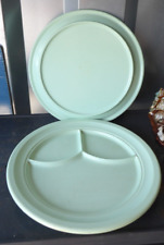 VINTAGE…Dallas Ware P-46 Divided Melamine Plates Set of 2 picture