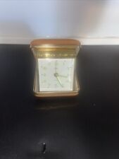 VTG TRAVEL ARISTOCRATE ARTCO HARD SHELL ALARM CLOCK MADE IN GERMANY.  (H) picture