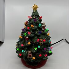 Christopher Radko Holiday Celebrations Lighted Holiday Xmas Tree See Pictures picture
