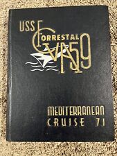 1971 USS Forrestal CVA-59 Mediterranean Cruise Book picture