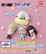 Bandai SPY x FAMILY Capsule Toy Mini Figure Nemurasetai 4 Types Set picture