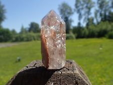 CRACKLE QUARTZ Fire and Ice Tower Generator Point BRAZIL 64g picture