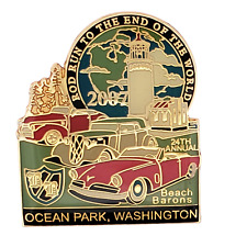 24th Annual End of the World Rod Run Ocean Park, WA 2007 Lapel Hat Pin picture