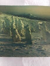 C 1980s Mount Zao Snow Monsters Juhyo Onsen Yamagata Japan Chrome Postcard picture