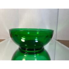 Vintage MCM Green Glass Bowl picture