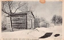 Petersburg IL Illinois New Salem State Park William Clary Grocery Postcard C64 picture