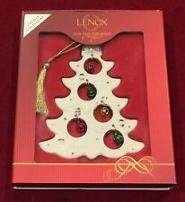 Lenox 2010 Jolly Jingle Christmas Tree Ornament Porcelain w/Colored Bells EUC picture