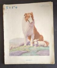LIFE May 20, 1920 Humor Magazine Collie and Baby Lamb Cover vv picture