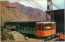Palm Springs Aerial Tramway - first official trip - California postcard picture