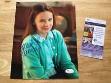 (SSG) Cute, Young SARAH RAMOS Signed 8X10 Color Photo 