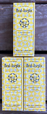 Lot of 6 Heal-Aseptic Boxes New Old Stock-Bloomington, IL. Superb Display Boxes picture