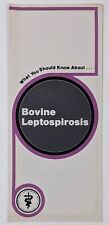 1970s Bovine Leptospirosis Cattle American Veterinary Medical Assoc VTG Brochure picture