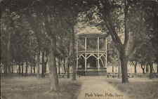 Pella Iowa IA Park View Gazebo c1900s-10s Postcard picture