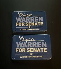 Elizabeth Warren For Senate Campaign Button Lot Of 2 picture