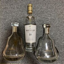 Hennessy Paradis Suntory Macallan 18 years old Crystal Decanter Empty Bottle picture
