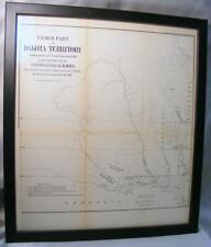 Original 1862 Ceded Part Of Dakota Territory Showing Progress US Land Survey Map picture