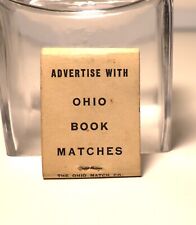 Vintage Ohio Blue Tip Matches Vintage Matchbook Advertise With Ohio Book Matches picture