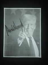 Donald Trump Autograph From Rally, Original, Not Reproduction picture
