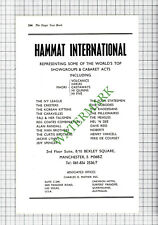 Hammat International Manchester Charles Mather  Advert - 1968 Cutting picture