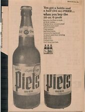 1960’s Piels Beer Newspaper Print Ad 10.5x7