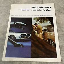 Vintage Original 1967 Mercury Full Line Brochure Catalog Cougar Cyclone picture